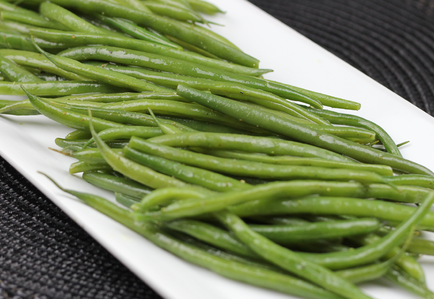 Steamed French Green Beans